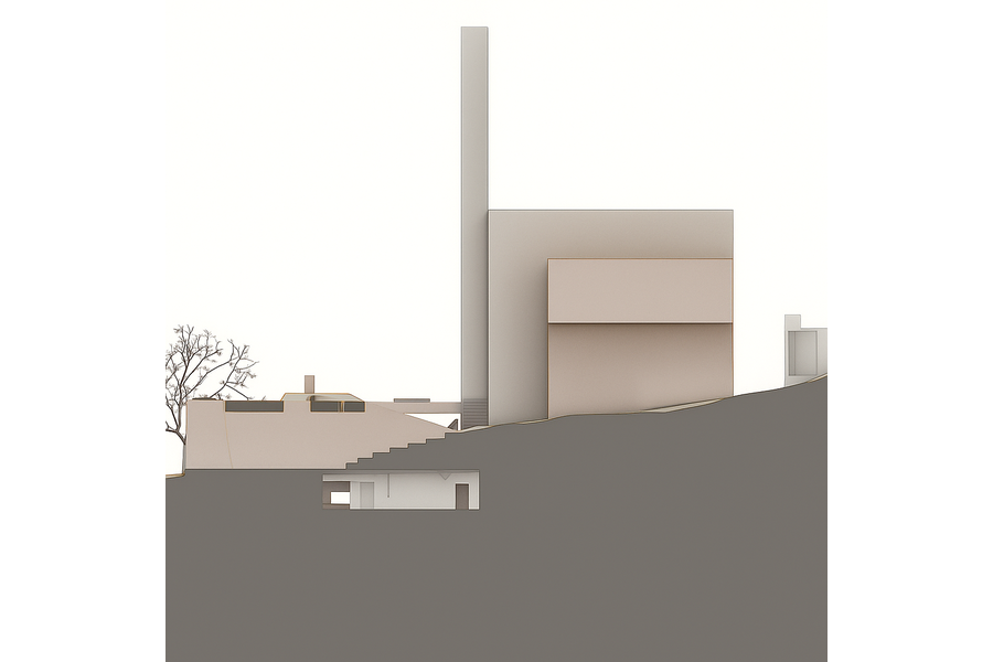 Render interior minimalista